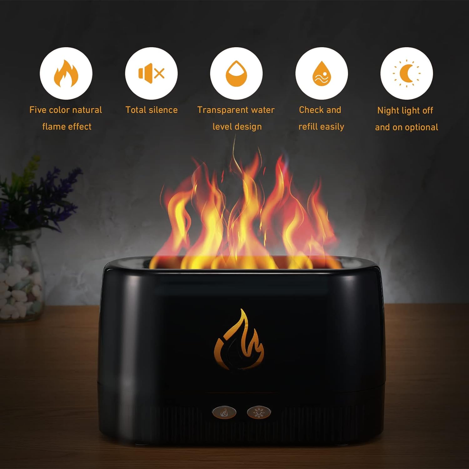 Flame Lamp Aroma Diffuser 3