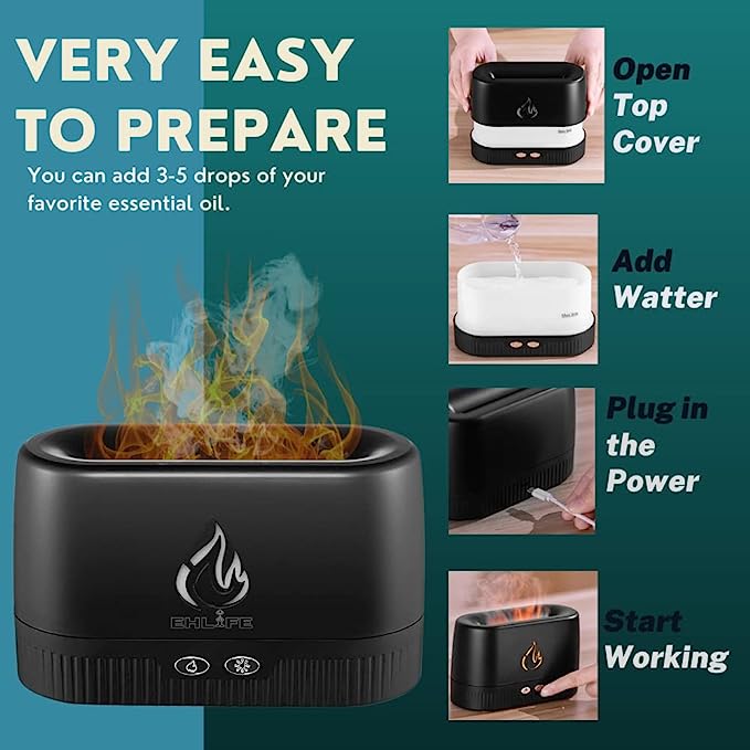 Flame Lamp Aroma Diffuser