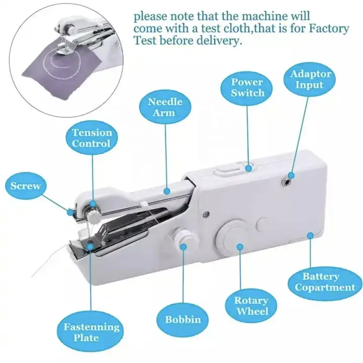 Handheld Portable Stitch Machine 11 Handheld Portable Stitch Machine How to