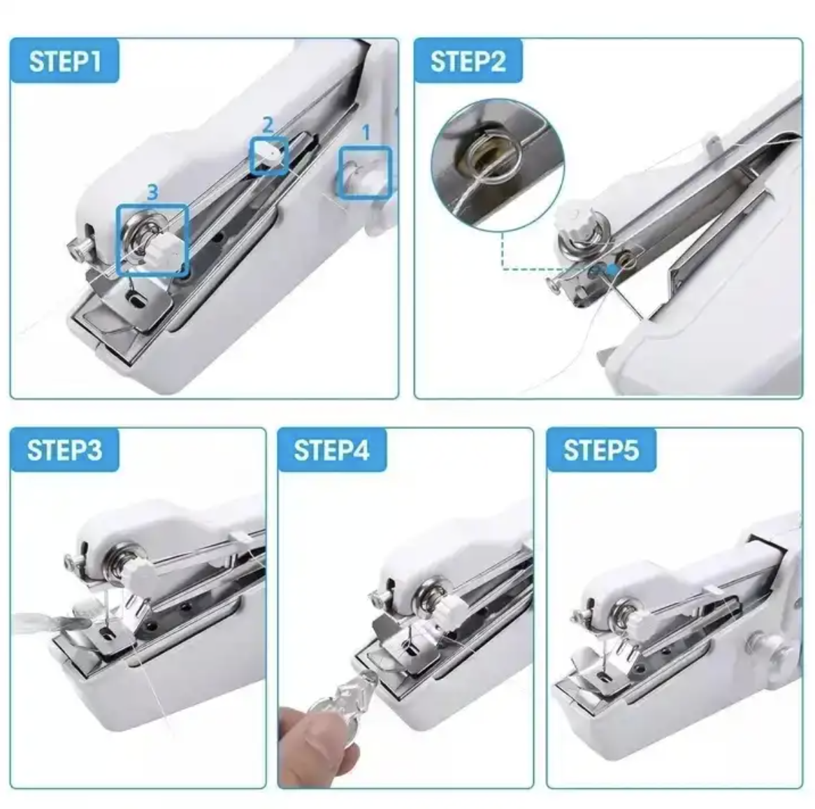 Handheld Portable Stitch Machine How to use