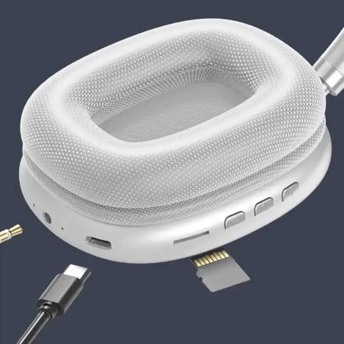 P9 Headphones close-up for ports