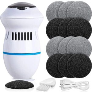 Different foams of the Electric Callus Remover