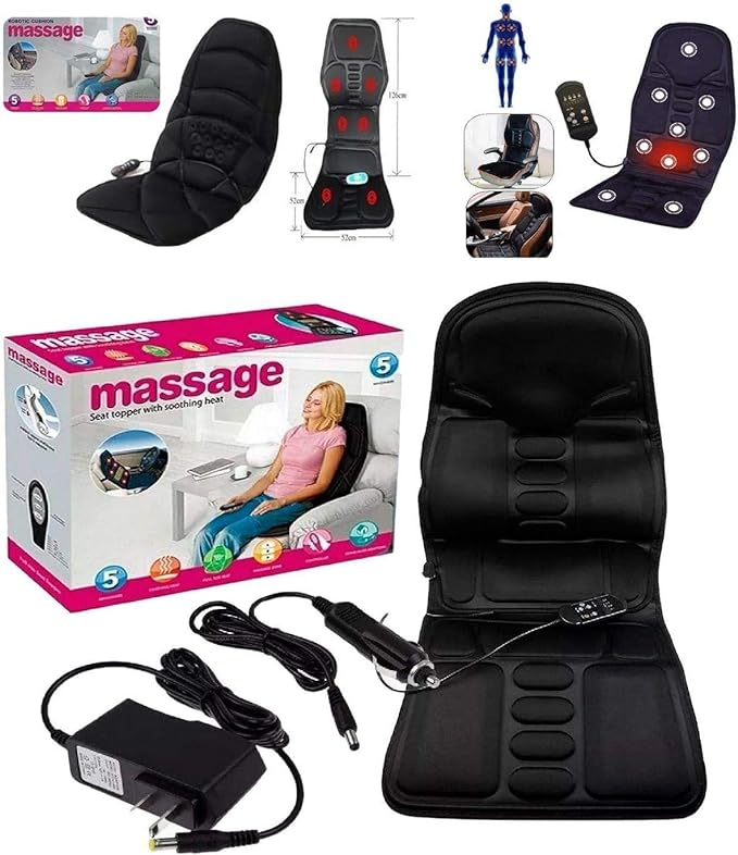 Electric Seat Massager Topper 3 Electric Seat Massager Topper usecases and what comes in the box