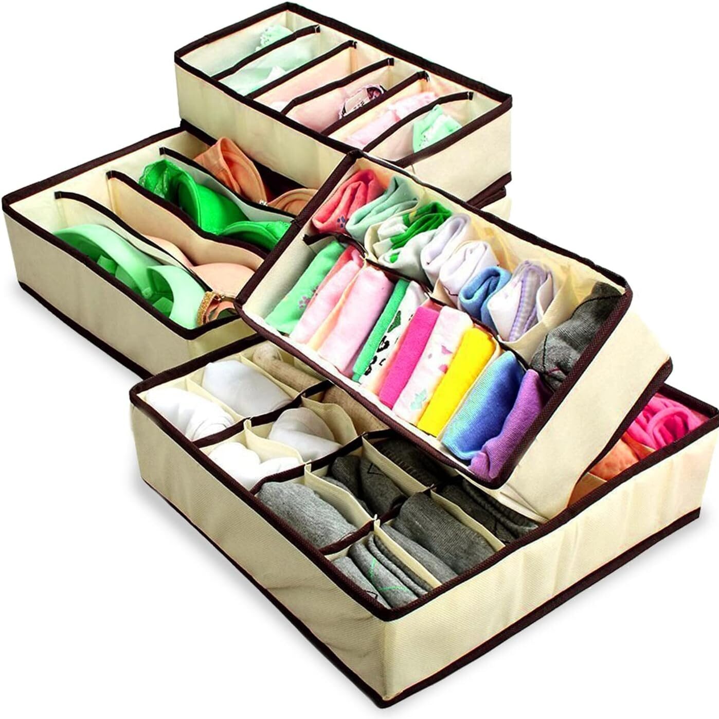 Multi Size Folding Organizer for Socks & Bra