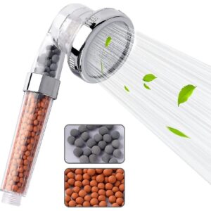 Power Shower Ionic Mode with Mineral Beads High Pressure 3-Modes